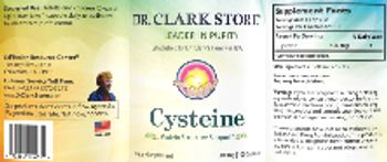 Dr. Clark Store Cysteine 500 mg - supplement