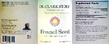 Dr. Clark Store Fennel Seed 550 mg - supplement