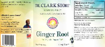 Dr. Clark Store Ginger Root 500 mg - supplement