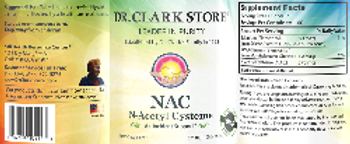 Dr. Clark Store NAC 575 mg - supplement