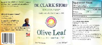 Dr. Clark Store Olive Leaf 375 mg - supplement