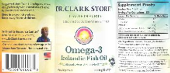 Dr. Clark Store Omega-3 1000 mg - supplement