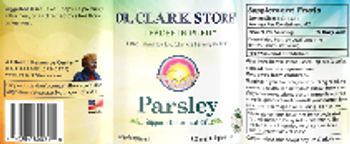 Dr. Clark Store Parsley 385 mg - supplement