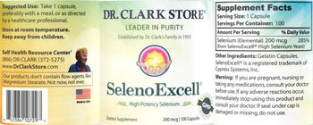 Dr. Clark Store SelenoExcell 200 mcg - supplement