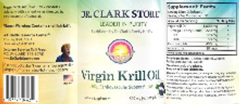 Dr. Clark Store Virgin Krill Oil 500 mg - supplement