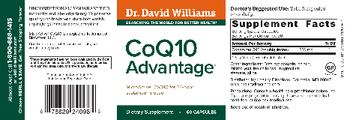 Dr. David Williams CoQ10 Advantage - supplement