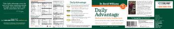 Dr. David Williams Daily Advantage Advanced Phytonutrient Shield - multinutrient daily supplement