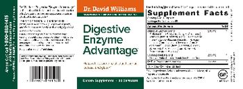 Dr. David Williams Digestive Enzyme Advantage - supplement