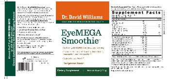 Dr. David Williams EyeMEGA Smoothie Tangerine Flavor - 
