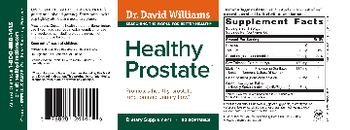 Dr. David Williams Healthy Prostate - supplement