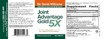 Dr. David Williams Joint Advantage Gold 5x - supplement