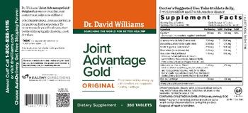 Dr. David Williams Joint Advantage Gold Original - supplement