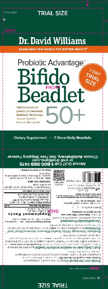 Dr. David Williams Probiotic Advantage Bifido Beadlet 50+ - supplement
