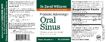 Dr. David Williams Probiotic Advantage Oral Sinus Natural cinnamon flavor - supplement