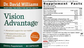 Dr. David Williams Vision Advantage - supplement