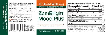 Dr. David Williams ZemBright Mood Plus - supplement