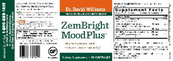 Dr. David Williams ZemBright MoodPlus - supplement