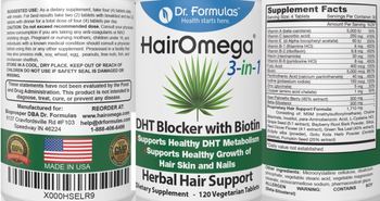 Dr. Formulas HairOmega 3-in-1 - supplement