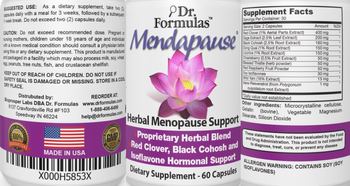 Dr. Formulas Mendapause - supplement