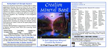 Dr. LaMar's Products Creation Mineral Boost - 