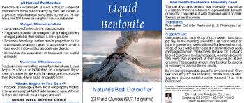 Dr. LaMar's Products Liquid Bentonite - 