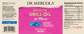 Dr Mercola Antarctic Krill Oil for Women - supplement