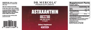 Dr Mercola Astaxanthin 4 mg - supplement