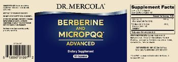 Dr Mercola Berberine and MicroPQQ Advanced - supplement