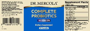 Dr Mercola Complete Probiotics - supplement