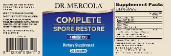 Dr Mercola Complete Spore Restore - supplement