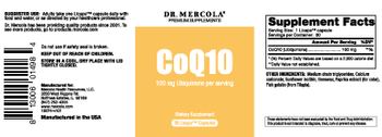 Dr Mercola CoQ10 - supplement