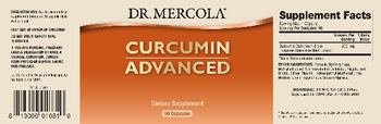 Dr Mercola Curcumin Advanced - supplement