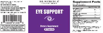 Dr Mercola Eye Support - supplement