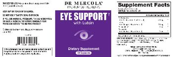 Dr Mercola Eye Support With Lutein - supplement