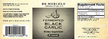 Dr Mercola Fermented Black Garlic - supplement