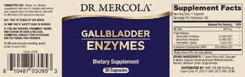 Dr Mercola Gallbladder Enzymes - supplement