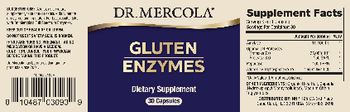 Dr Mercola Gluten Enzymes - supplement