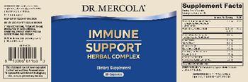 Dr Mercola Immune Support Herbal Complex - supplement