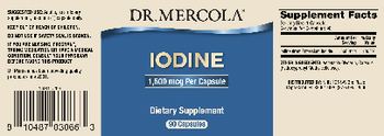 Dr Mercola Iodine 1,500 mcg - supplement