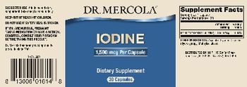 Dr Mercola Iodine 1,500 mcg - supplement