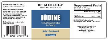Dr Mercola Iodine - supplement