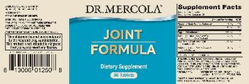 Dr Mercola Joint Formula - this statement has not been evaluated by the food and drug administration this product is not intend
