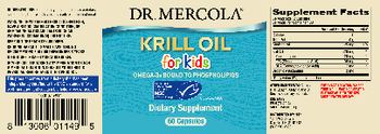 Dr Mercola Krill Oil for Kids - supplement