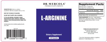 Dr Mercola L-Arginine - supplement