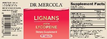 Dr Mercola Lignans with Lycopene - supplement