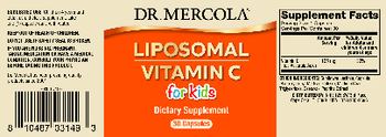 Dr Mercola Liposomal Vitamin C for Kids - supplement