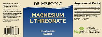 Dr Mercola Magnesium L-Threonate - supplement