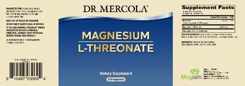 Dr Mercola Magnesium L-Threonate - supplement
