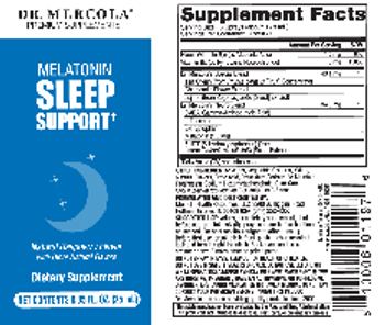 Dr Mercola Melatonin Sleep Support Raspberry Flavor - supplement