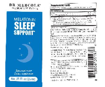 Dr Mercola Melatonin Spearmint Flavor - supplement